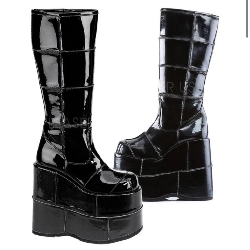 Vintage Goth Platform Boots